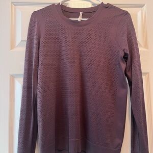 lululemon plum long sleeve shirt